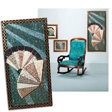 Moonlit Dance Large Mosaic Wall Hanging